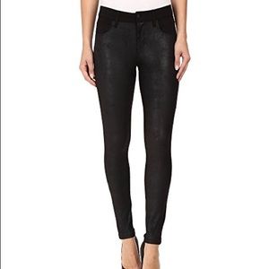 Joes Jeans Lixy Black Coated Skinny Jean